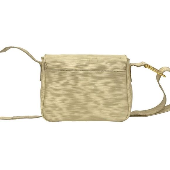 Fendi Vintage FF Logo Epi Leather Genuine Leather Shoulder Bag Pochette Sacoche - Picture 3 of 10